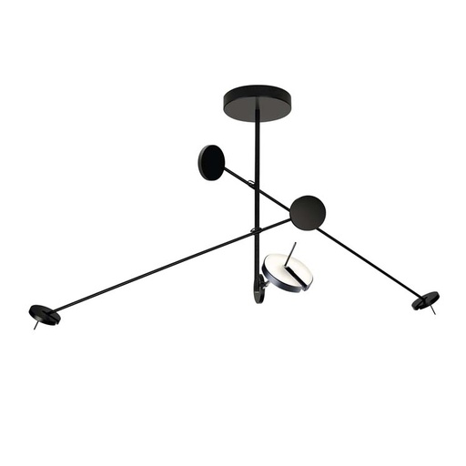 [00-5696-05-05] Pendant Invisible Triplex LED 27W 3000K Black 1178lm