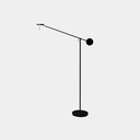 [25-5693-05-05] Floor lamp Invisible LED 10.5W LED warm-white 3000K TOUCH DIMMING Black 550lm