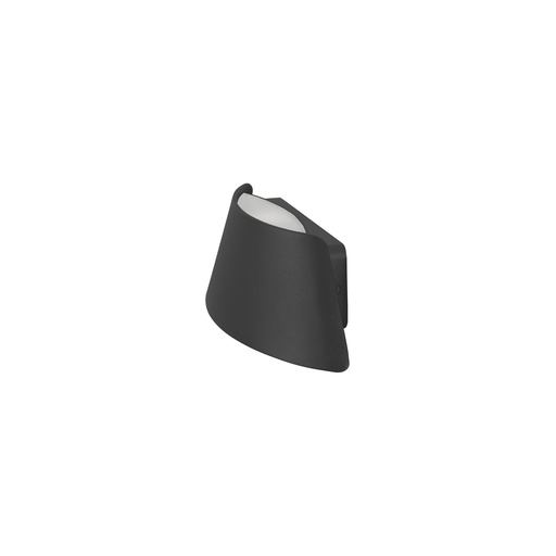 [PX-0373-ANT] Wall fixture IP65 COURBE LED 7.2W 3000K  Urban grey