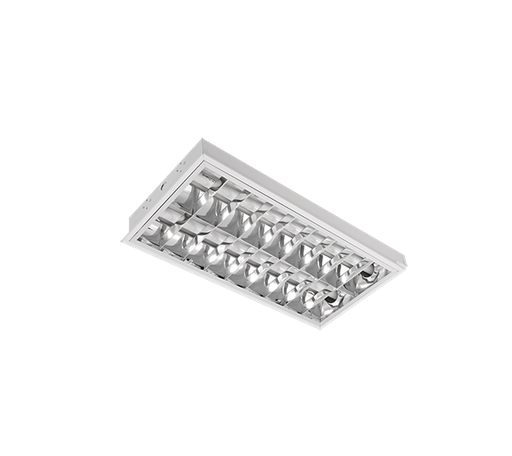[9LBM2120LED] LENA WITH LED TUBES T8 STELLAR 2X18W 4000K  SURFACE