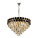 [955CATHERINE17/R] CATHERINE CHANDELIER 19хE14  330x1000mm GOLD/BLACK