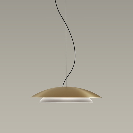 [00-8394-DN-05] Pendant Noway Big LED 21.7W 2700K  Matte gold 813lm