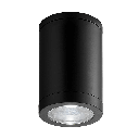 [96DL306/BL] DL306 ROUND DOWNLIGHT SURFACE  1XGU10 IP54 BLACK