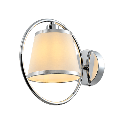 [955SOPHIA1W] SOPHIA WALL FIXTURE 1XE14 CHROME/CREAM