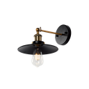 [955DAMON1W] ELMARK DAMON WALL LAMP 1XE27 BLACK