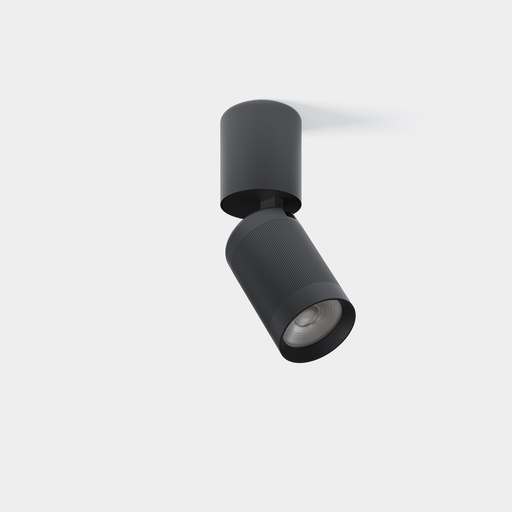 [AV13-12W9Y3OS60] Ceiling fixture Iris Projector Surface Glass 50º 11.7W LED warm-white 3000K CRI 90 ON-OFF Black IP23 899lm