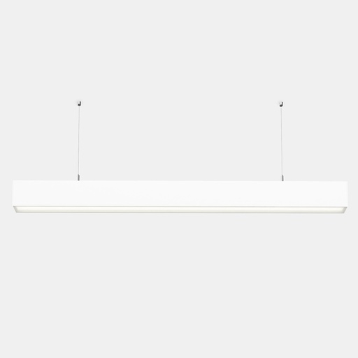 [AK15-34W9PMOS14] Lineal lighting system Infinite Pro 1136mm Suspended Opal 30.38W LED warm-white 3000K CRI 90 ON-OFF White IP40 3424lm
