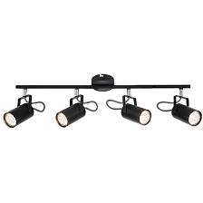 [955IZZY4/BL] IZZY SPOT 4xGU10 BLACK