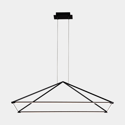 [00-600-05-M1]  Pendant Tubs 1200mm LED 48W LED warm-white 3000K ON-OFF Black 2196lm