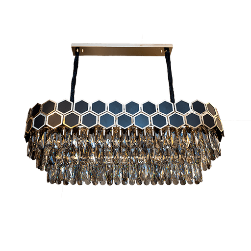 CATHERINE CHANDELIER 19хE14  330x1000mm GOLD/BLACK