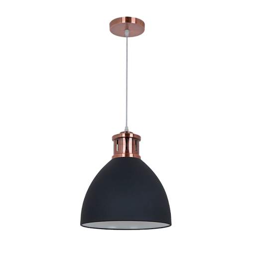 JASON PENDANT 1XE27 BLACK D300mm