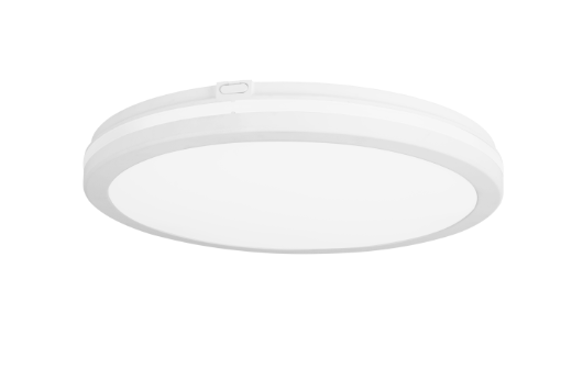 [PX-0512-BLA] Ceiling fixture IP54 SCAL LED 22W SW 3000-4000-6000K ON-OFF White 2791lm