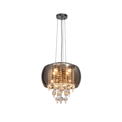 [955KARY1P] KARY CHANDELIER 5XG9 SMOKING GLASS
