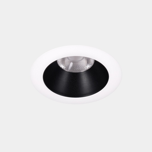 [AG23-13W9M2OUWH] Downlight Play Deco Symmetrical Round Fixed 11.9W LED warm-white 3000K CRI 90 34.3º ON-OFF Black/White IP54 1248lm