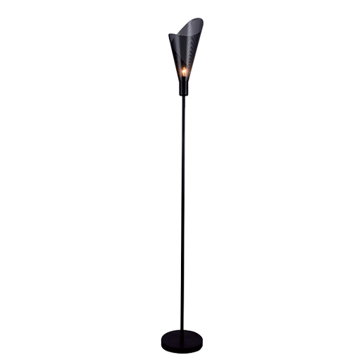 [955PARIS1F/BL] PARIS FLOOR LAMP 1XE14 BLACK