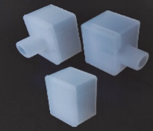 [S1212-cap-E-IP67] IP67 Silicone end cap with hole that cable can be out from the end