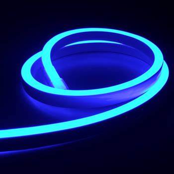 [NS-T1615-B-15-CV] LED NEON FLEX 15W, BLUE IP65/IP67, 24V, 148.6Lm/m,  CV - 5M