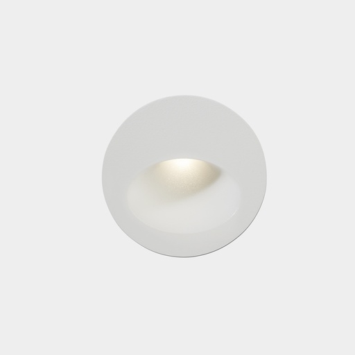 [05-E108-14-CK] Recessed wall lighting IP66 Bat Round Oval LED 2W 2700K White 77lm